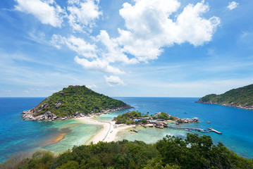 Obraz premium Koh Nang Yuan, beautiful island in gulf of Thailand