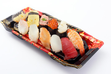 寿司の盛り合わせパック