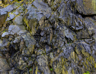 Black rock texture