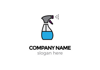 liquid sprayer bottle logo