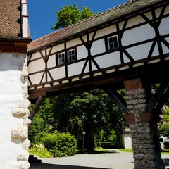 Fachwerk im Klosterhof in Blaubeuren
