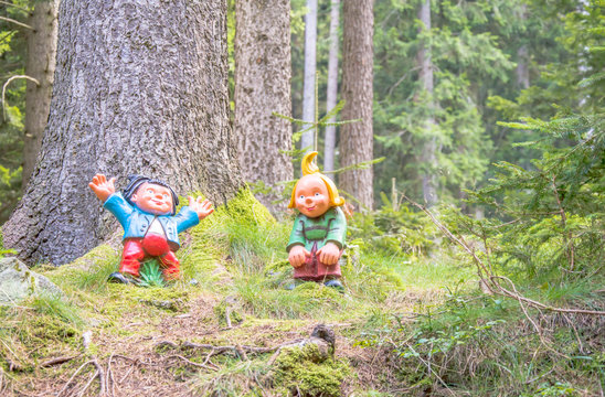 Max und Moritz im Wald