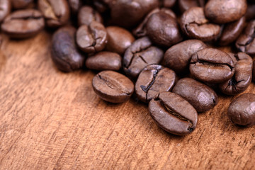 coffee beans close up