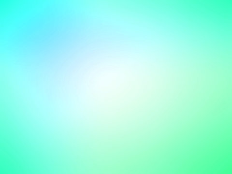 Abstract Gradient Turquoise Blue Teal Green Colored Blurred Back