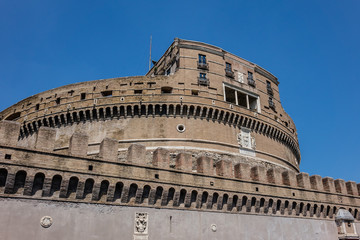 Castle of the Holy Angel (Saint Angelo Castle). Rome. Italy.