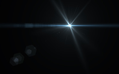 Lens Flare distant white star