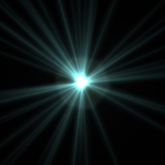 Lens Flare green star shine