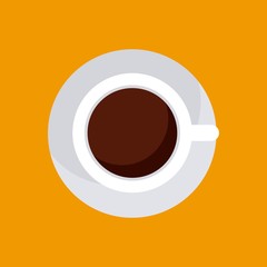 coffee glass isolated icon