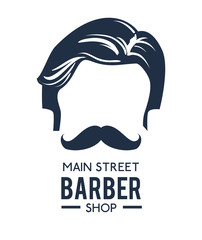 professional barber shop icon vector illustration graphic