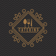 catering delicious food icon vector illustration design