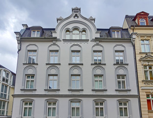 Fototapeta na wymiar classic German building facade