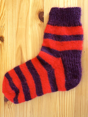 Obraz na płótnie Canvas Striped sock 2