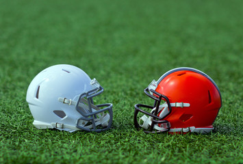 american football helmets