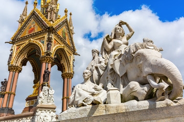 Albert Memorial in London, UK