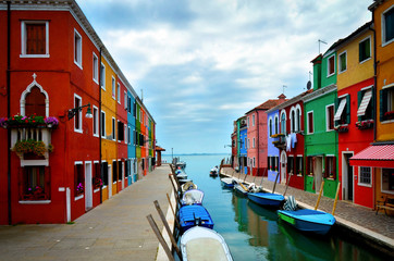Fototapeta na wymiar Colours of Burano, Venice