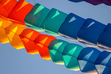 Abstract elements of kite for background