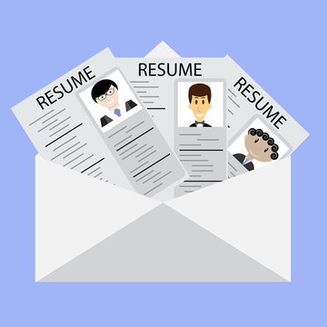 Letter to resume on job candidates