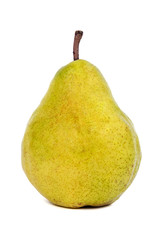 Fresh pear on white background