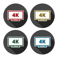 4k tv Icon