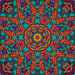 colorful seamless pattern mandala design
