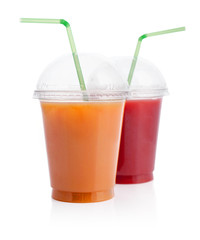 Fresh fruit vegetable smoothie