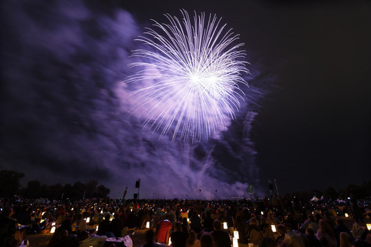 Flammende Sterne in Ostfildern - Feuerwerk