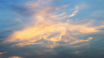 Bright colors sunset sky,sunrise sky,soft focus