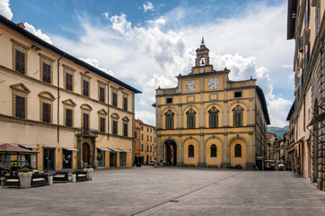 Obraz premium Citta di Castello (Umbria) Piazza Matteotti