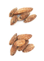 Almond nuts isolated