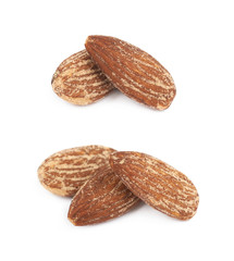 Almond nuts isolated