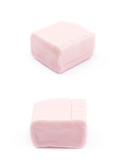 Chewing gum candy isolated
