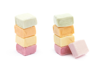 Chewing gum candy isolated