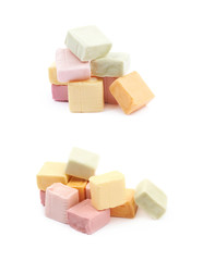Chewing gum candy isolated