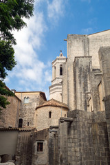 Obraz premium Saint Mary Cathedral in Girona, Catalonia, Spain
