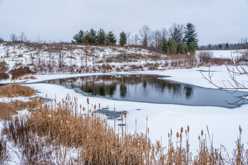 frozen lake