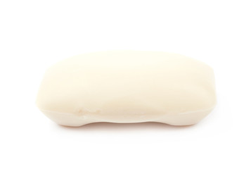 Single piece of soap isolated
