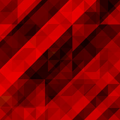 Abstract red background, colorful mosaic, vector illustration, eps 10