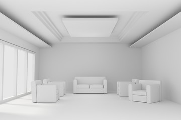 interiors 3D rendering