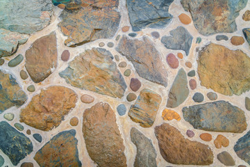 Stone wall texture background .