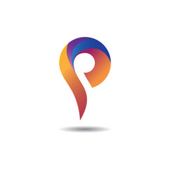 Colorful P Logo