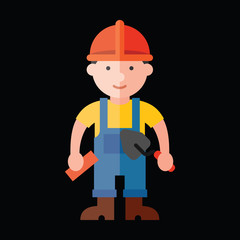 builder flat icon