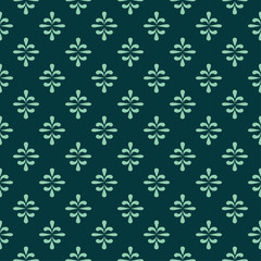 WDamask floral pattern.