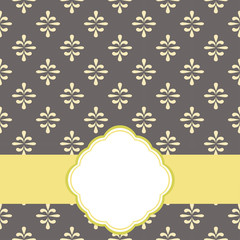 Vintage floral frame.