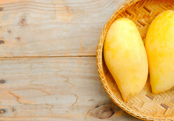 Namdokmai mango in basket