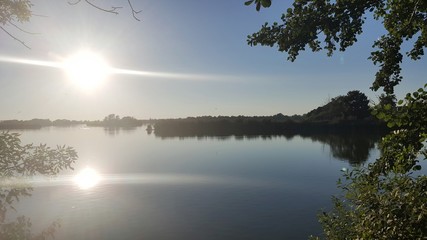 Zachód słońca, woda © michalsen