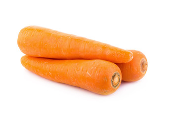 carrot on white background