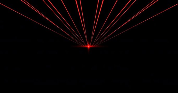 Abstract red Laser Light