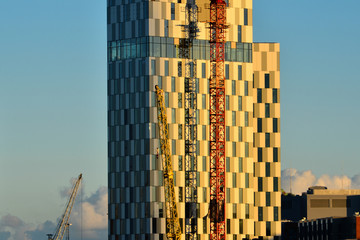 gratte ciel en construction