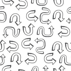 Vector seamless pattern with arrows