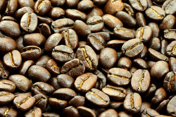 Obraz premium roasted coffee beans